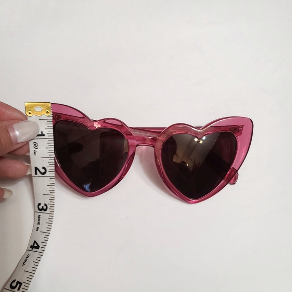 Saint Laurent | SL 181 LouLou Pink Heart Designer Sunglasses - Picture 12 of 12